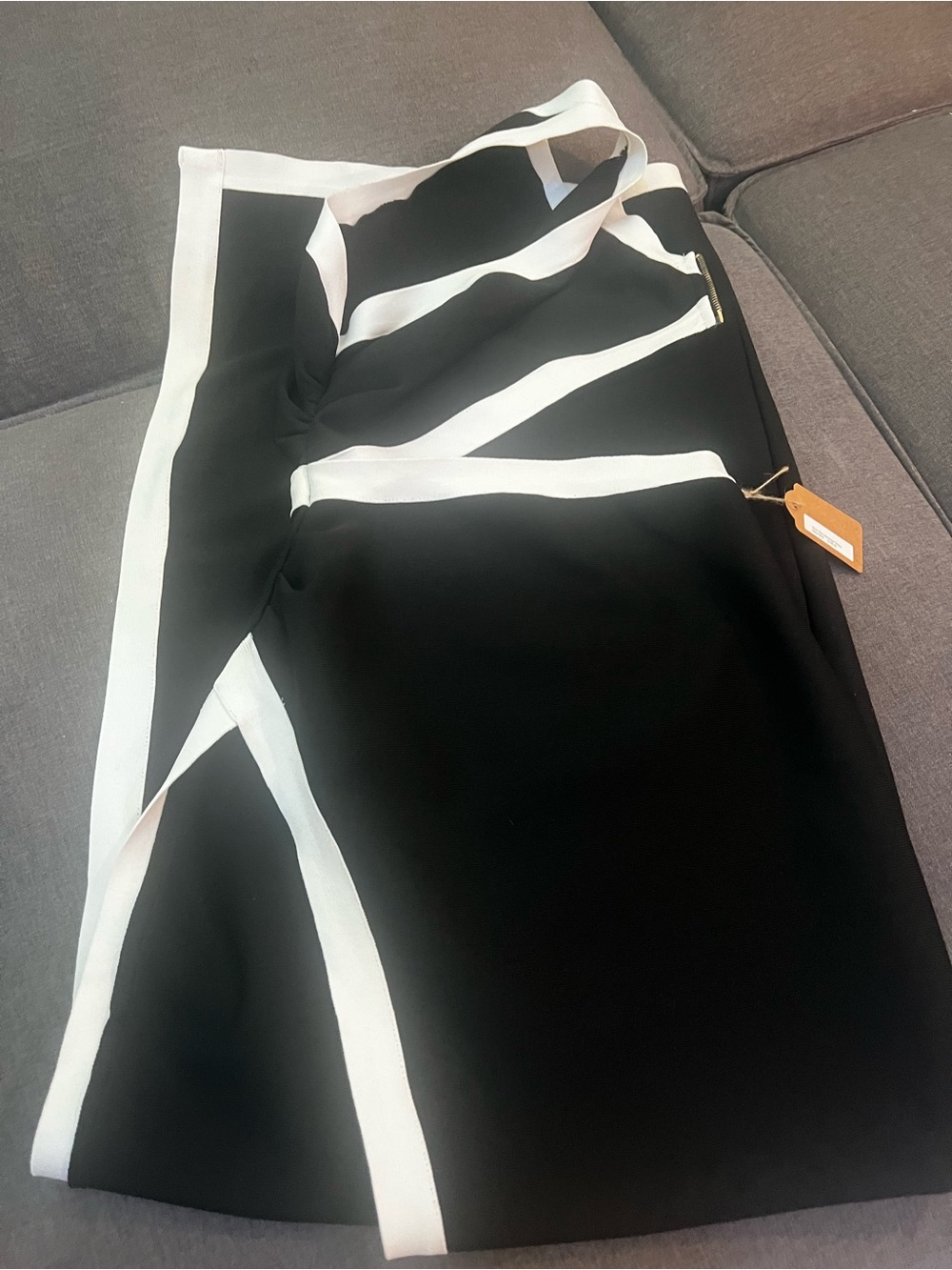 Sexy  high slit bandage dress gown new retails $168 gown homecoming pageant gown